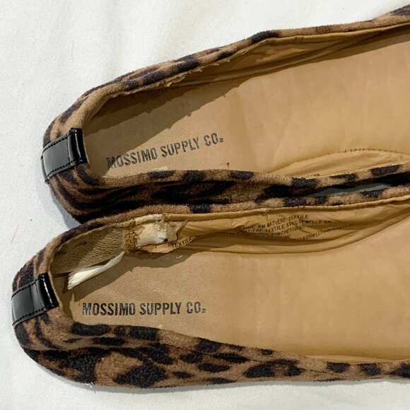 Mossimo Supply Co Leopard Print Ballet Flats Women's Size 11 - Picture 3 of 12